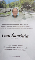 Zemřel pan Ivan Šamšula