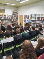 Studenti tercie se setkali s Tomášem Němečkem na festivalu Čtefest