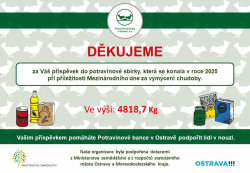 Potravinová sbírka 2025